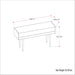 Anya - Ottoman Bench - Black Simpli-Home
