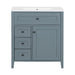 Modern Bathroom Vanity With Sink, 3 Drawers And Adjustable Shelf Hearth and Haven