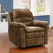 Electric Recliner Chair With USB Port And Gentle Lumbar Massage - Brown Home Essentials