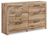 Hyanna - Six Drawer Dresser - Tan Brown Signature Design by Ashley®