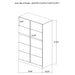 Lauryn - 5 Drawer Bedroom Chest - Gloss White Furniture Max