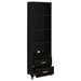 Media Tower With And Drawer With Adjustable Shelves Handles - Brown Furniture Max