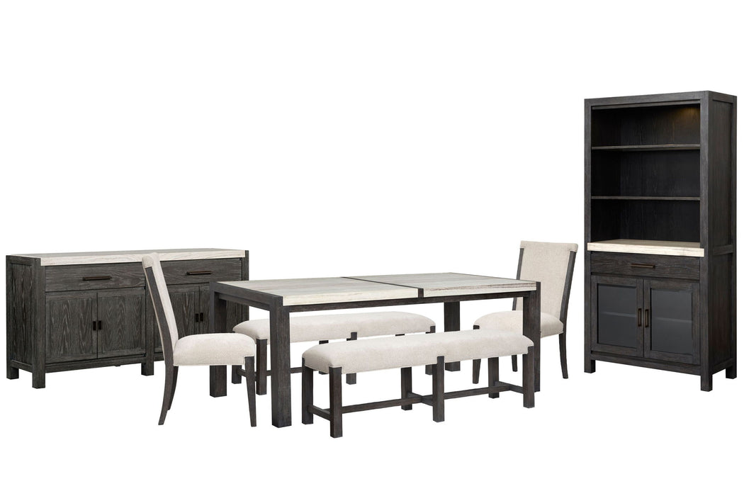 Plum Creek - 7 Piece Rectangular Dining Table Set Magnussen Furniture