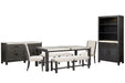 Plum Creek - 7 Piece Rectangular Dining Table Set Magnussen Furniture