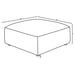 Jennifer - Square Ottoman Furniture Max