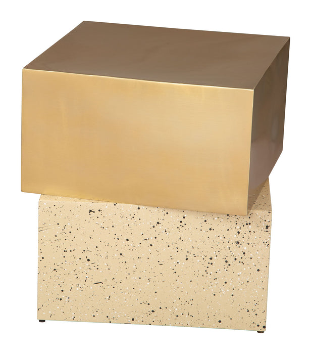 Cinza - Side Table - Gold / Beige Zuo Modern