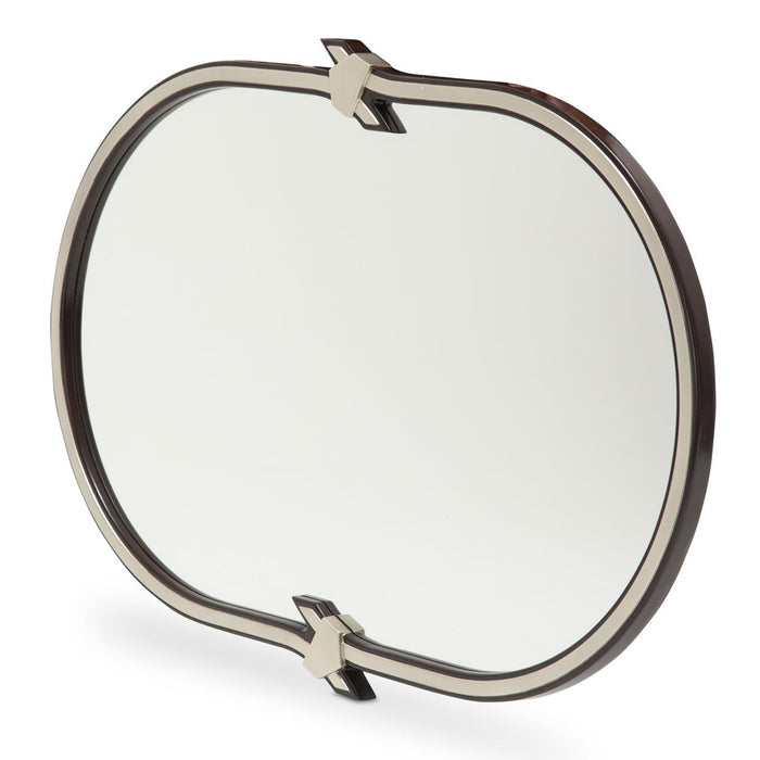 Paris Chic - Wall Mirror - Espresso Brown