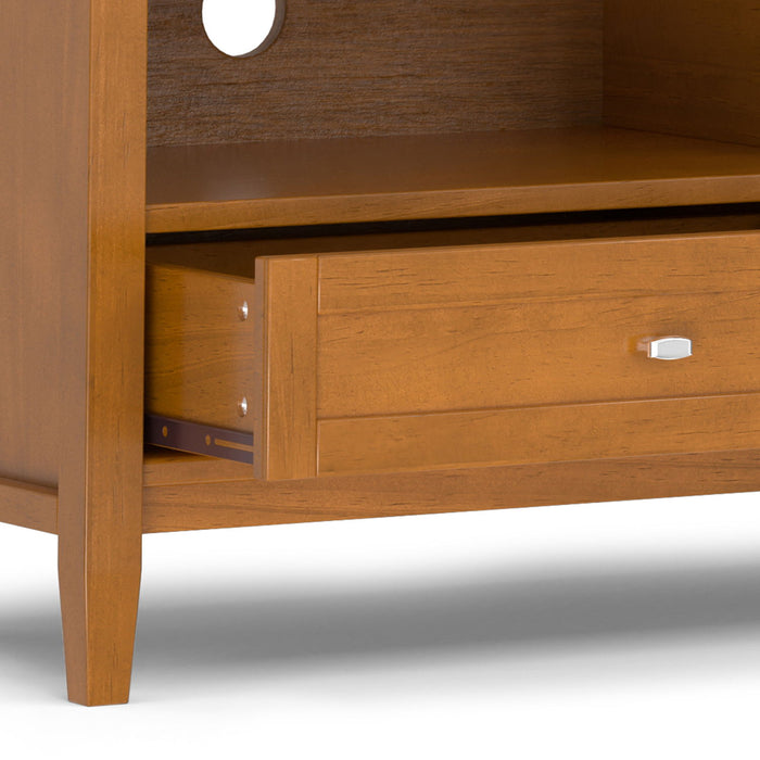 Warm Shaker - Handcrafted Low TV Media Stand Simpli-Home