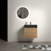 Alice - Natural Oak Bathroom Vanity With Sink, Large Storage Wall Mounted Floating Bathroom Vanity For Modern Bathroom, One-Piece Sink Basin Without Drain Home Essentials