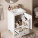 Freestanding Bathroom Vanity With Sink, Soft Closing Door, Drawer Storage - White Hearth and Haven