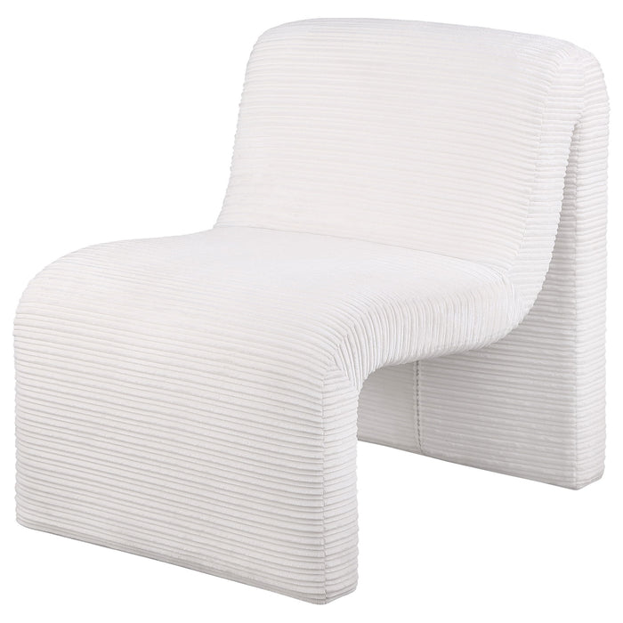 Winne - Curved Armless Accent Chair Furniture Max