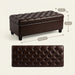 Storage Ottoman Bench With Safety Hinges Home Essentials