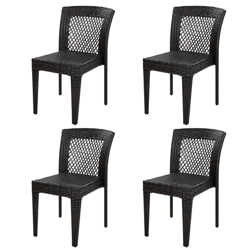 Outdoor Dining Stackable Chairs Noble House