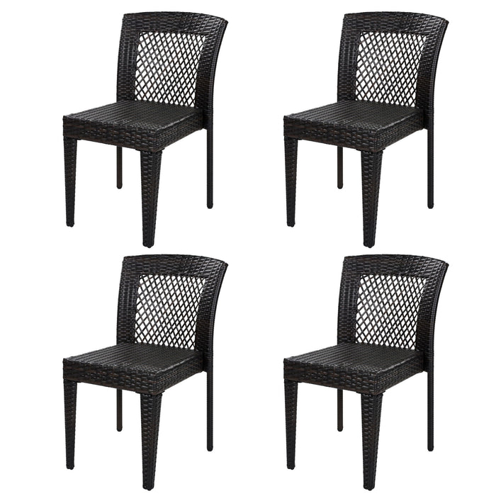 Outdoor Dining Stackable Chairs Noble House