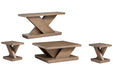 Lansbury - Square Cocktail Table Set Magnussen Furniture
