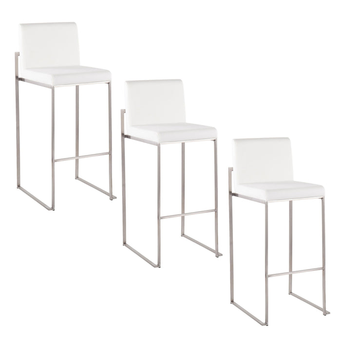 Fuji - Contemporary And Modern Elegance High Back Barstool Lumi Source