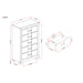Chest With 5 Drawers - Brown Black Global Furniture USA
