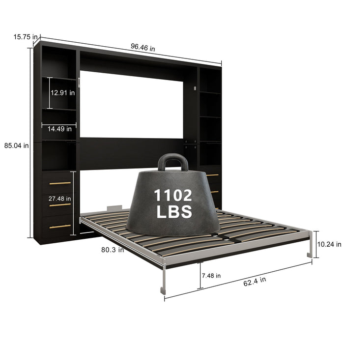 Multifunctional Vertical Murphy Wall Bed Home Essentials
