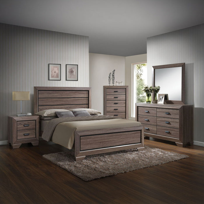 Lyndon - Mirror - Weathered Gray Grain ACME