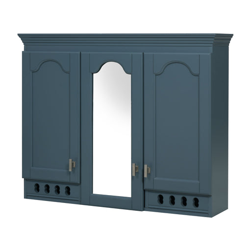 Wall Mount Mirror Cabinet With Adjustable Shelves, Soft Closing Hinges Hearth and Haven
