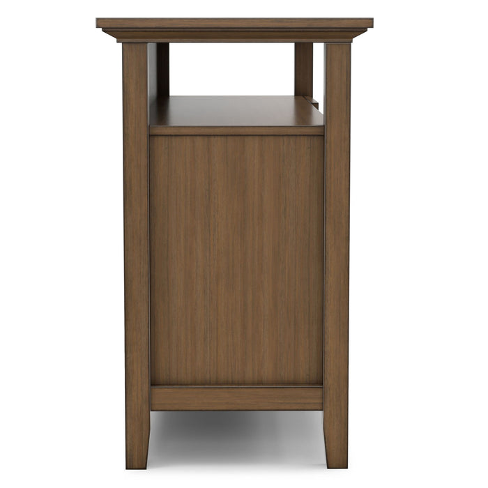 Redmond - Tall TV Media Stand - Rustic Natural Aged Brown Simpli-Home