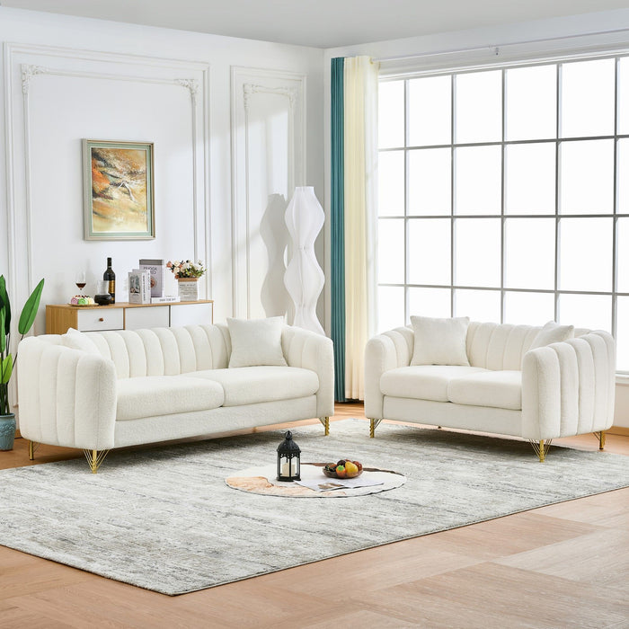 Oversized Sofa, Deep Tufted Couch