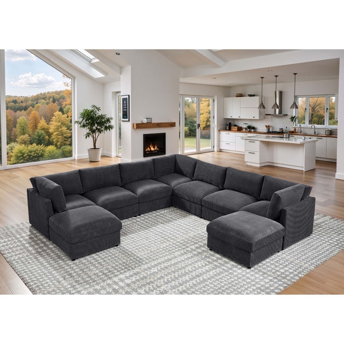 Modular Sectional With Custom Configuration Home Essentials
