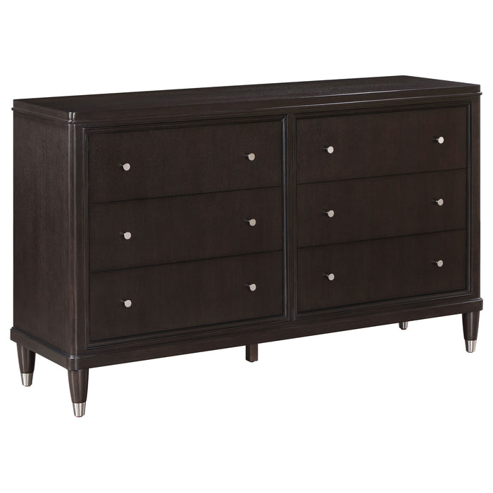 Niguel - 6 Drawer Dresser - Brown Furniture Max