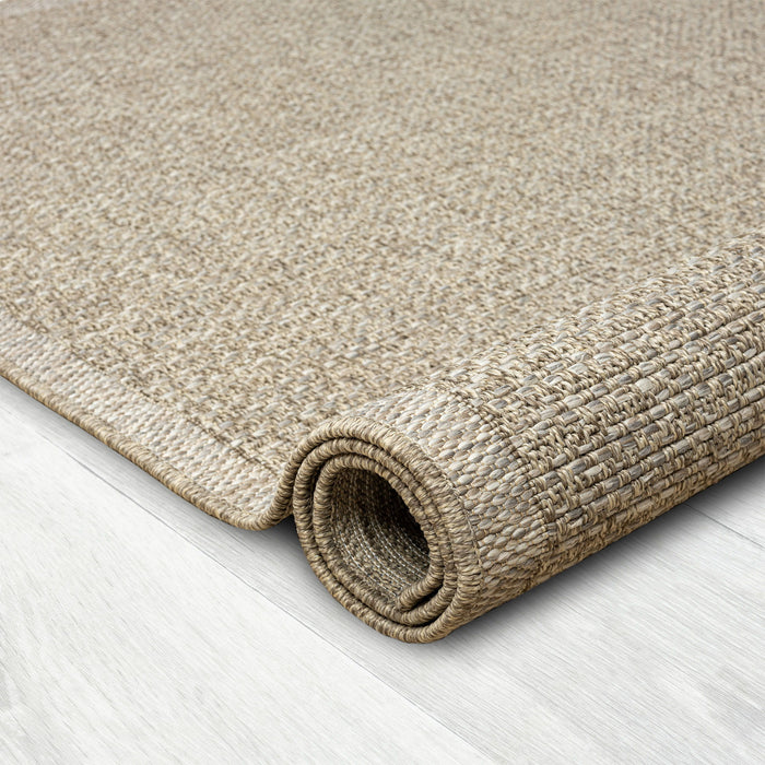 5' X 7' Outdoor Area Rug - Brown