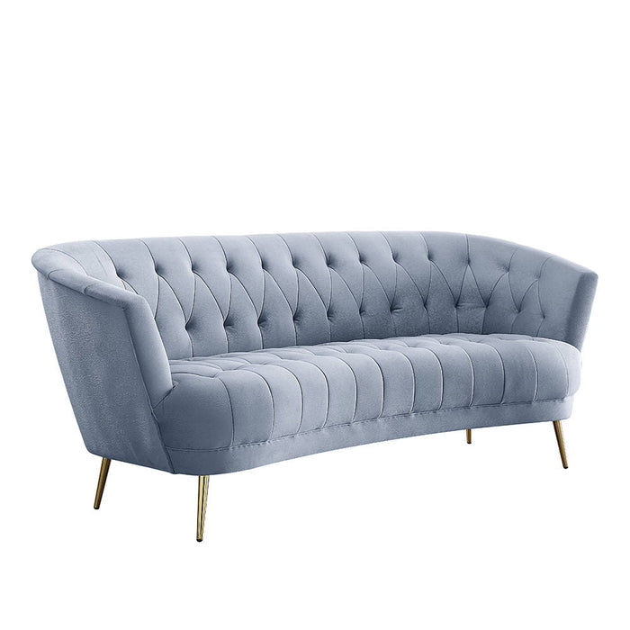 Bayram - Sofa - Light Gray Velvet ACME