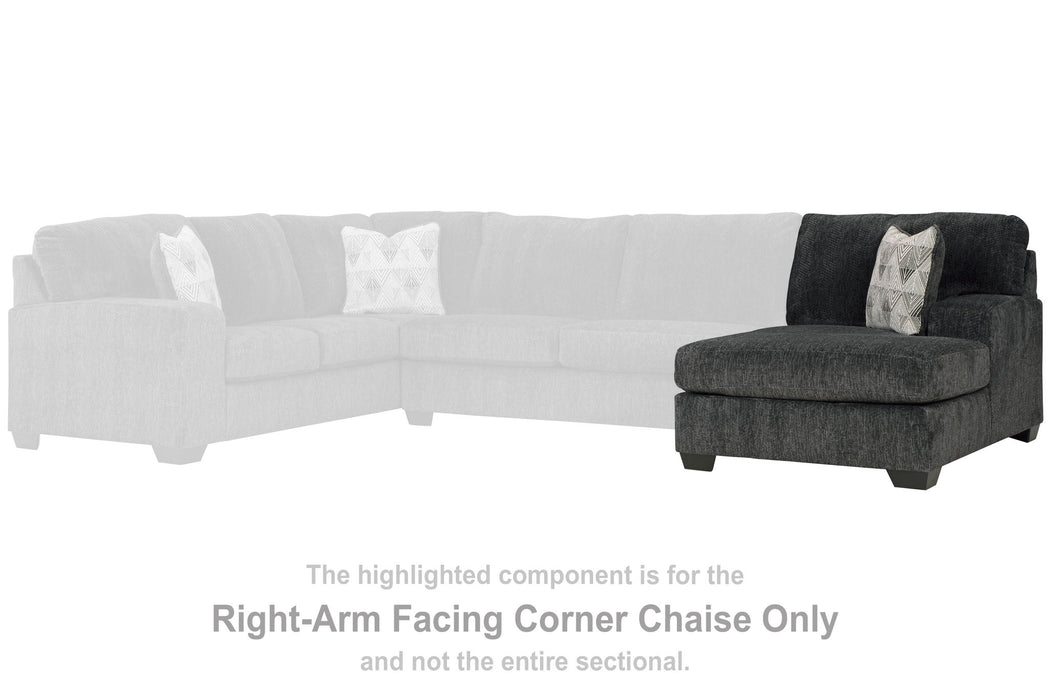 Hollyview - Raf Corner Chaise - Shadow