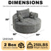 Single 360 Degree Swivel Chair For Living Room Home Essentials