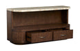 McPherson - Demilune Sofa Table - Burnt Umber Magnussen Furniture
