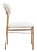 Sydhavnen - Dining Chair - Cream / Gold Zuo Modern
