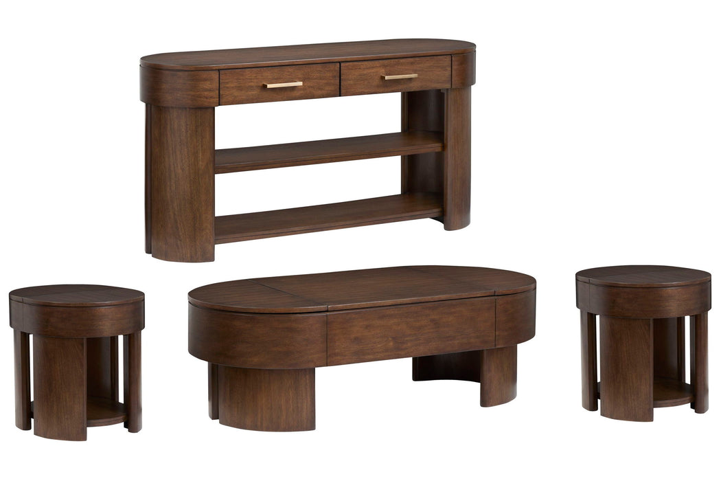 Holloway - Oval Lift Top Cocktail Table Set Magnussen Furniture