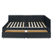 Upholstered Tufted Daybed Frame With Storage Drawers Home Essentials