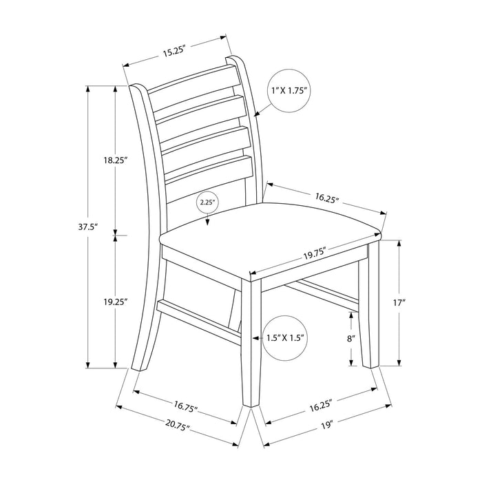 Transitional Dining Chair (Set of 2) 8th Street