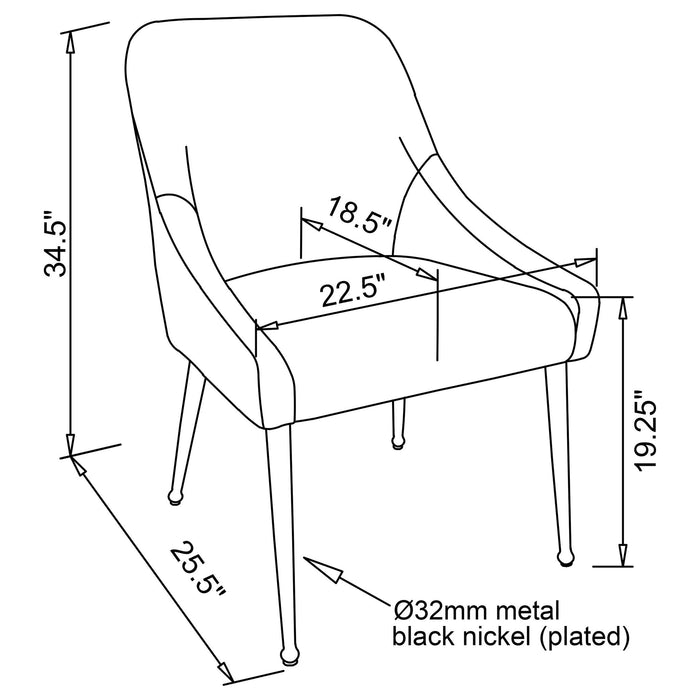 Barnay - Dining Side Chair (Set of 2) Furniture Max