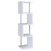 4 Tier Bookcase With Accents Furniture Max