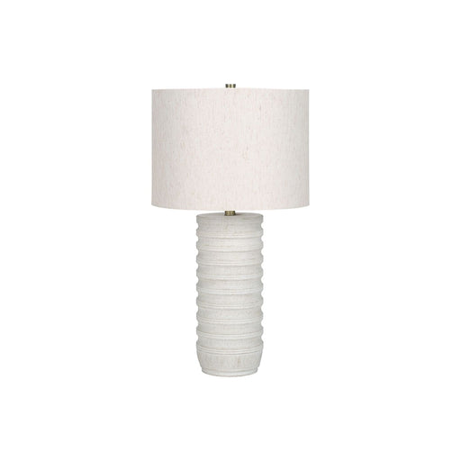 Table Lamp, Lighting, Resin, Transitional - Cream 8th Street