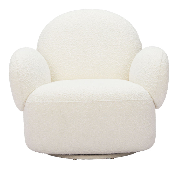 Pilka - Swivel Chair - White Zuo Modern