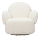 Pilka - Swivel Chair - White Zuo Modern