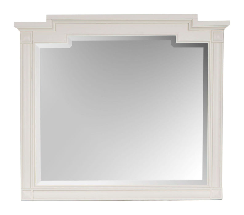 Willowbrook - Landscape Mirror - Egg Shell White With Slight Rub Through Magnussen Furniture
