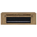 Nevada - Fireplace TV Stand With Flame Visualizer - Brown Furniture Max