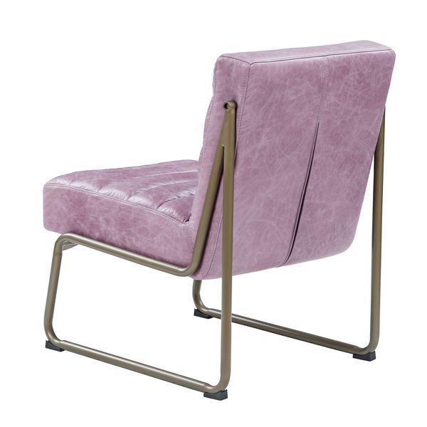 Loria - Accent Chair - Wisteria Top Grain Leather ACME