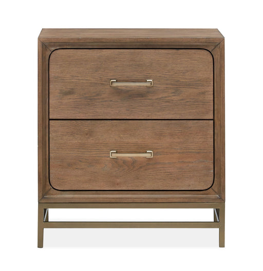 Lindon - Drawer Nightstand - Belgian Wheat Magnussen Furniture