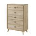 Chest With 5 Drawers - Beige Home Essentials