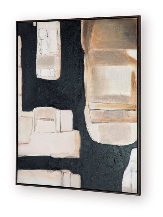 Feyville - Wall Art - Black / Brown / Cream Signature Design by Ashley®