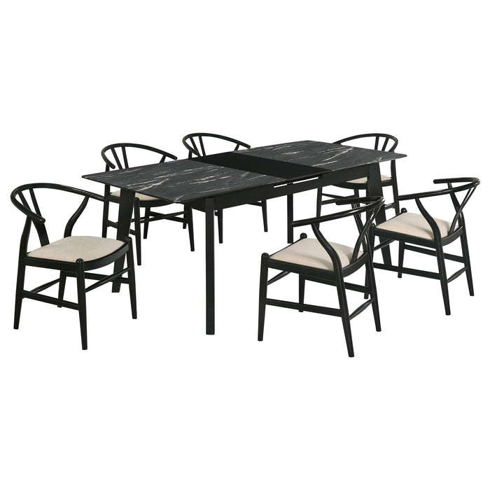 Spivey - Dining Table Set With Chairs Furniture Max