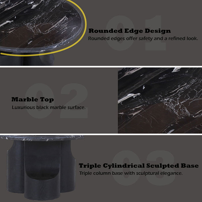 Kinton - Table With Natural Marble Top ACME